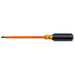 Klein Tools 605-7-INS Insulated 1/4" Cabinet Tip Screwdriver, 7"