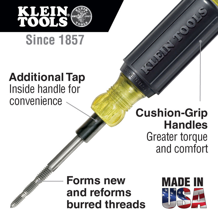 Klein 626 6-in-1 Tapping Tool, Cusion Grip - 3