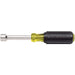 Klein Tools 630-7/16 7/16" Hollow Nut Driver, 3", Cushion-Grip