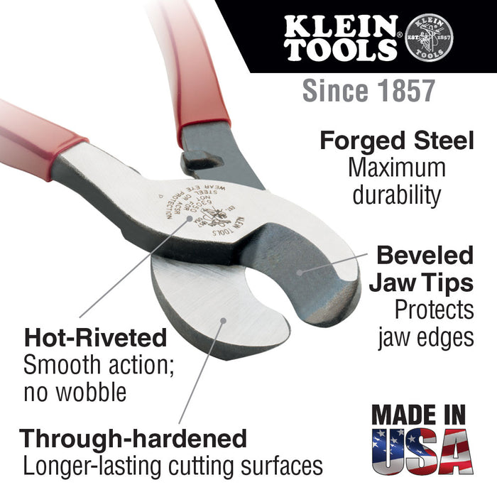 Klein 63050 High-Leverage Cable Cutter - 4