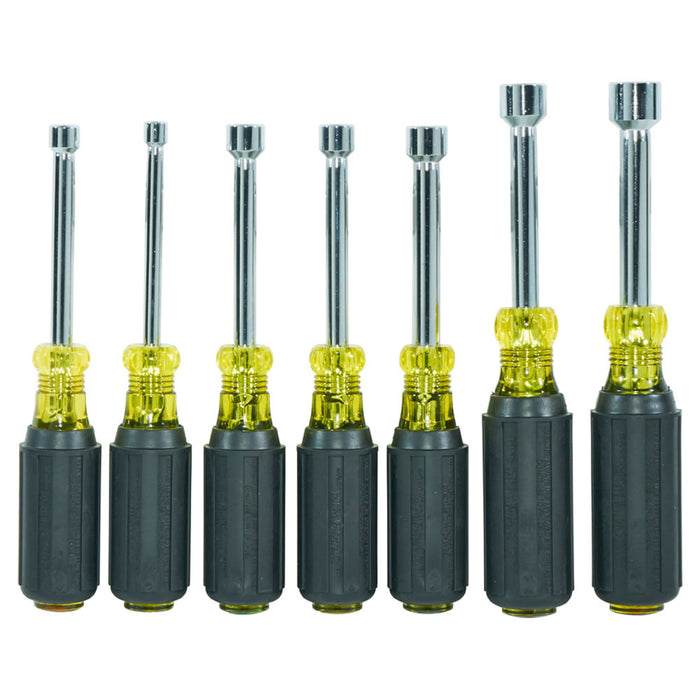 Klein Tools 631M Magnetic Nut Driver Set 3" Shaft, 7 Piece - 2