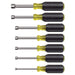 Klein Tools 631M Magnetic Nut Driver Set 3" Shaft, 7 Piece - 4