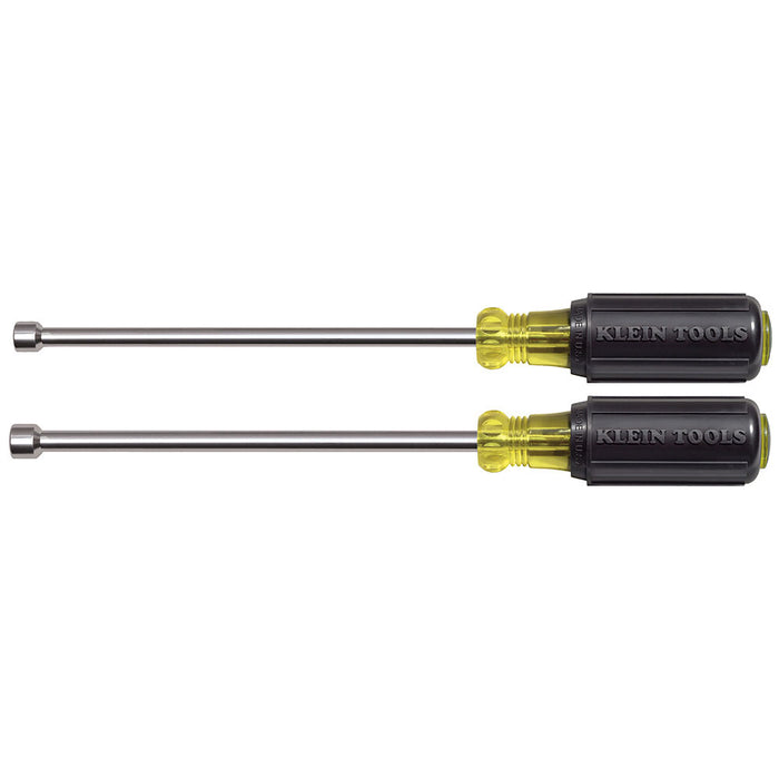 Klein 646M Magnetic Nut Driver Set, 6" Shafts, 2-Piece