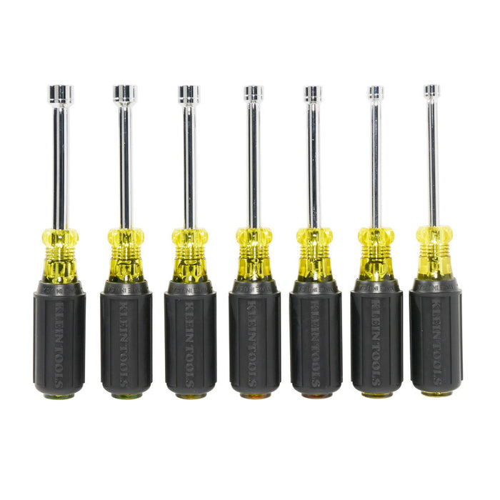 Klein 65160 Metric Nut Driver Set, 3" Shafts, 7-Piece - 3