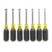 Klein 65160 Metric Nut Driver Set, 3" Shafts, 7-Piece - 3