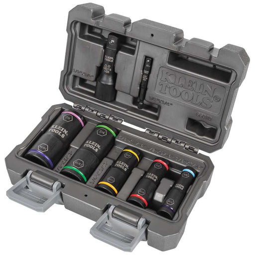 Klein 66070 Flip Impact Socket Set, 7-Piece