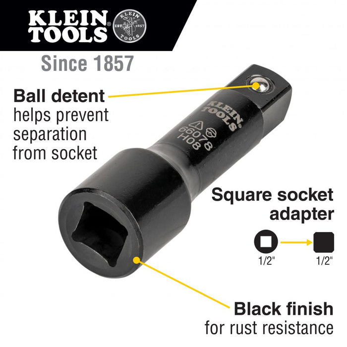 Klein 66078 Large Flip Socket Adapter - 6