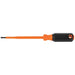 Klein 6816INS Insulated Screwdriver, 3/16" Cabinet Tip, 6" Round Shank - 2
