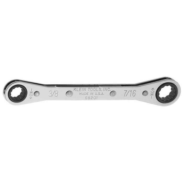 Klein Tools 68201 Ratcheting Box Wrench 3/8 x 7/16"