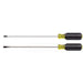 Klein 85072 Screwdriver Set, Long Blade Slotted and Phillips, 2-Piece