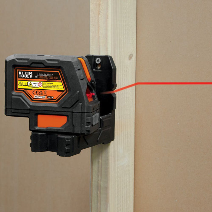 Klein 93LCLS Laser Level, Self-Leveling Cross-Line Level with Plumb Spot - 16