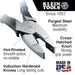 Klein 94155 American Legacy Lineman Pliers and Klein-Kurve Wire Stripper/Cutter - 2