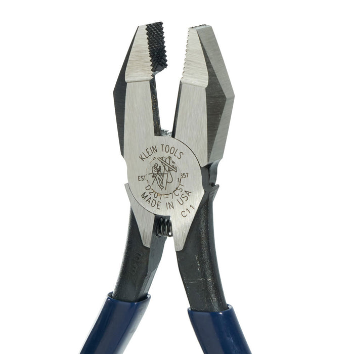 Klein Tools D201-7CST Ironworker's Pliers, 9" with Spring - 4