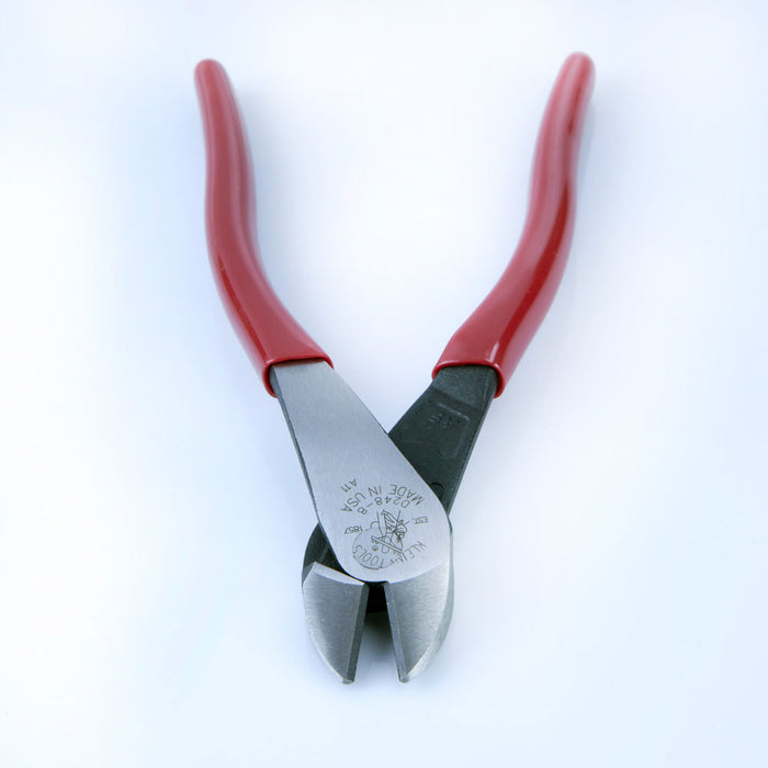 Klein Tools D248-8 Diagonal-Cutting Pliers, Angled Head, 8" - 3