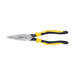 Klein Tools J203-8 Pliers, Long Nose Side-Cutters, 8"