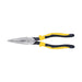 Klein Tools J203-8 Pliers, Long Nose Side-Cutters, 8"