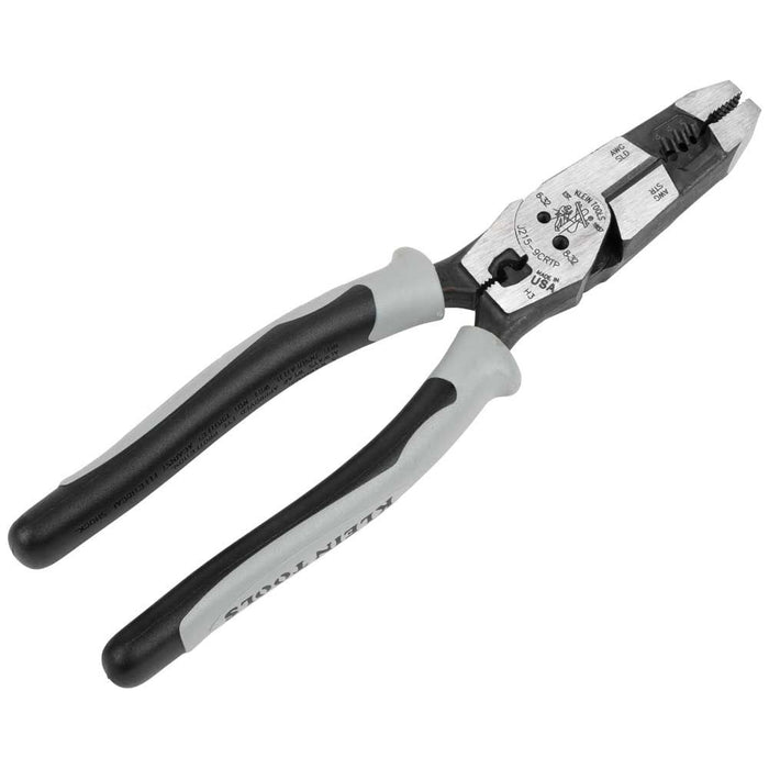 Klein J2159CRTP Hybrid Pliers with Crimper, Fish Tape Puller and Wire Stripper - 3