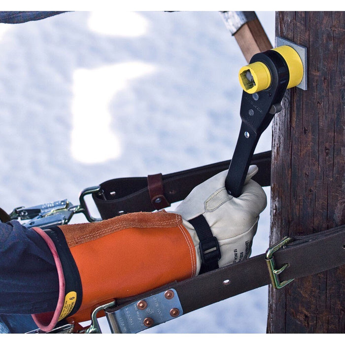 Klein KT151T 4-in-1 Lineman's Ratcheting Wrench - 5