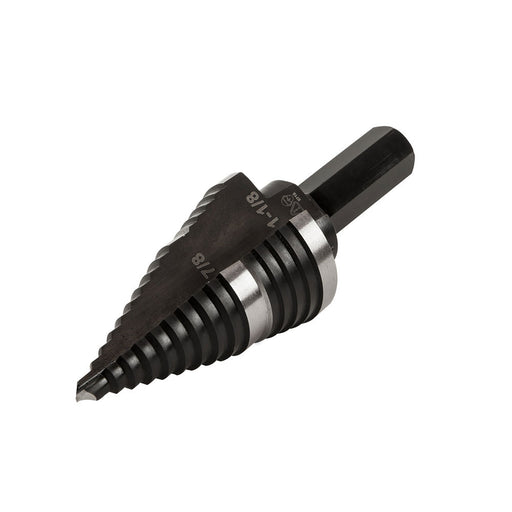 Klein KTSB11 Step Drill Bit #11 Double-Fluted 7/8 to 1-1/8" - 2