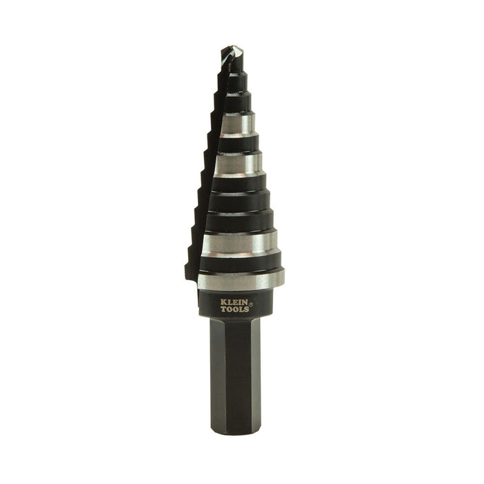 Klein KTSB14 Step Drill Bit #14 Double-Fluted, 3/16 to 7/8" - 2