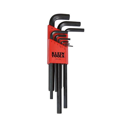 Klein LMK10 L-Style Hex Key Caddy Set Metric, 9-Piece