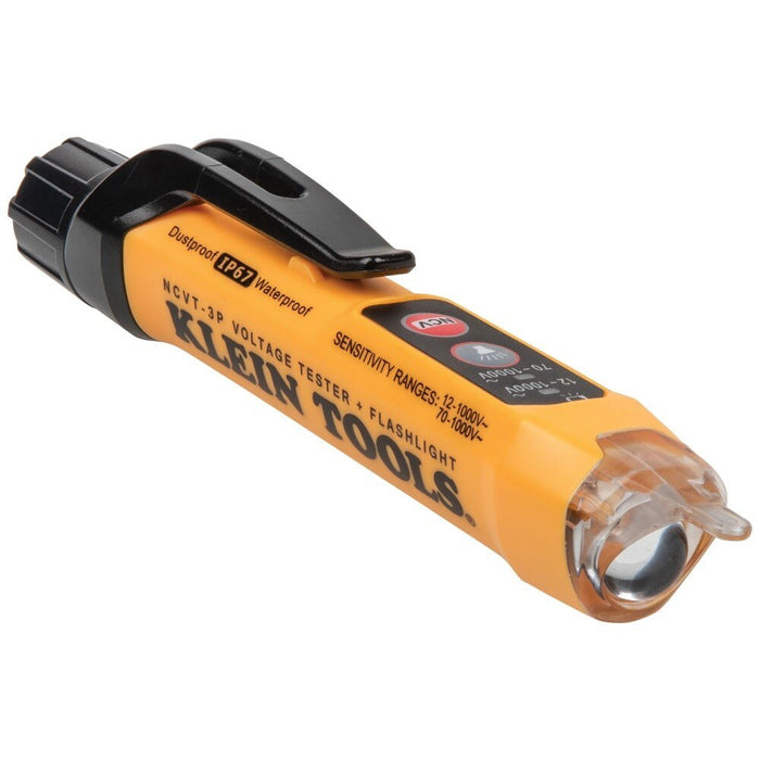 Klein NCVT-3P Non-Contact Voltage Tester, 1000V, with Flashlight