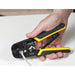 Klein Tools VDV226-011-SEN Ratcheting Data Cable Crimper / Stripper / Cutter - 4