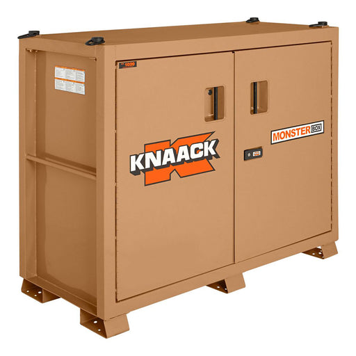 Knaack 1020 66" W x 30" D x 54.5" H, 52 cu ft Monster Box Cabinet Locking Jobsite Tool Storage Cabinet