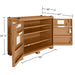 Knaack 1020 66" W x 30" D x 54.5" H, 52 cu ft Monster Box Cabinet Locking Jobsite Tool Storage Cabinet - 3
