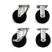 Knaack 695 6" Solid Polypropylene Heavy-Duty Caster Set with Brakes (4 Pack)