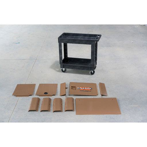 Knaack CA-01 35.9" L x 24.5" W x 20.1" H Cart Armour Mobile Cart Security Steel Paneling for Rubbermaid 4520-88 - 2