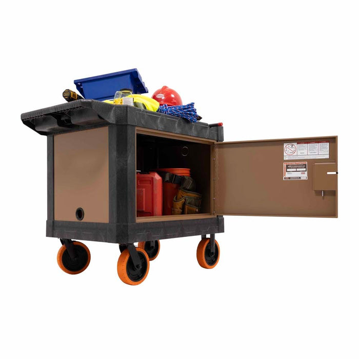 Knaack KAT-01  45.5" x 27" x 37" Armoured Transport Steel Plate Armored Utility Cart 750 lb Load Capacity - 7