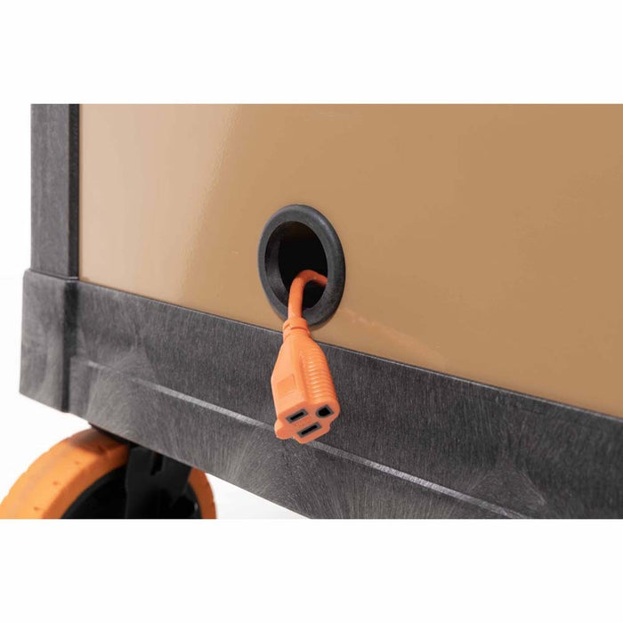 Knaack KAT-01  45.5" x 27" x 37" Armoured Transport Steel Plate Armored Utility Cart 750 lb Load Capacity - 11