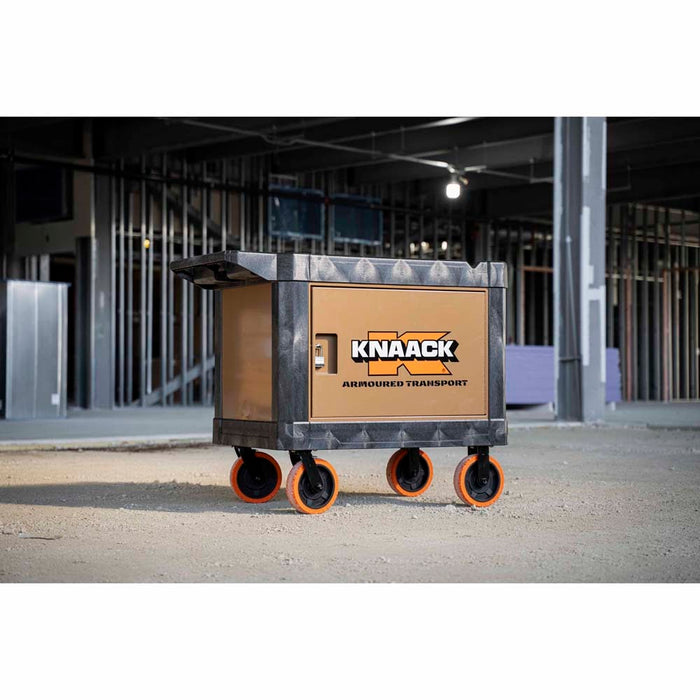Knaack KAT-01  45.5" x 27" x 37" Armoured Transport Steel Plate Armored Utility Cart 750 lb Load Capacity - 23