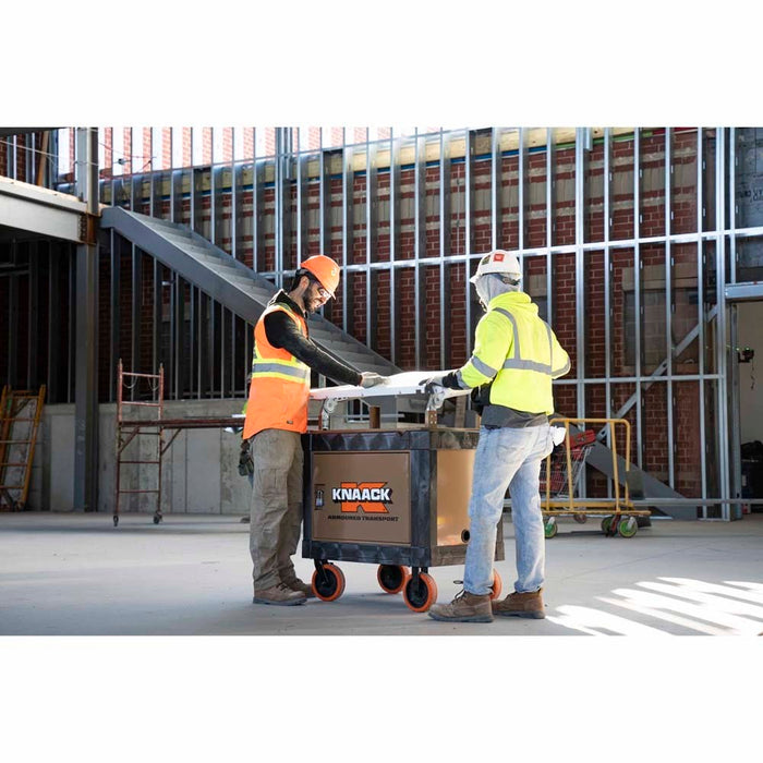 Knaack KAT-01  45.5" x 27" x 37" Armoured Transport Steel Plate Armored Utility Cart 750 lb Load Capacity - 25