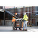 Knaack KAT-01  45.5" x 27" x 37" Armoured Transport Steel Plate Armored Utility Cart 750 lb Load Capacity - 25
