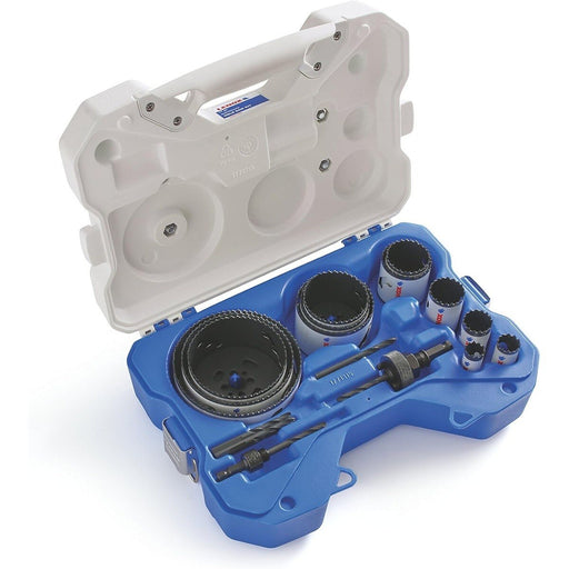 Lenox 308011200P Bi-Metal Speed Slot Hole Saw Kit with T3 Technology Plumbers Kit (17 Piece)