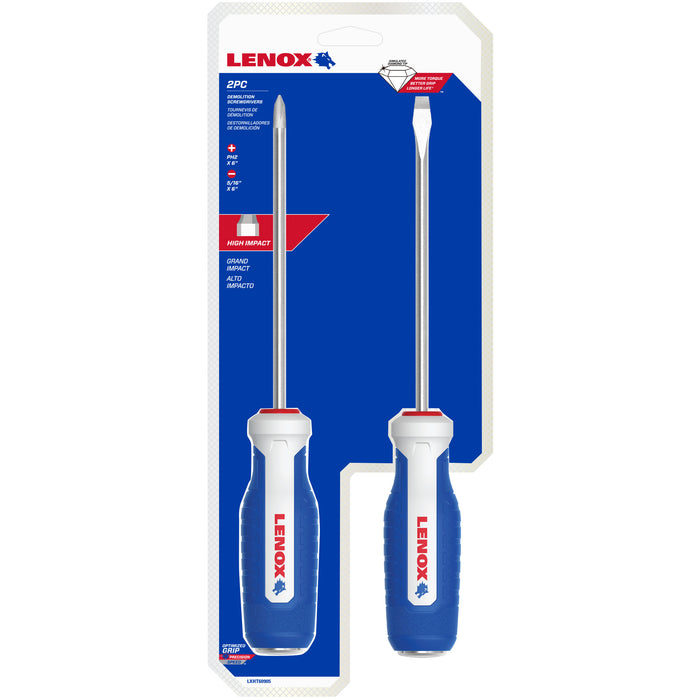 Lenox LXHT60905 2-Piece Demolition Screwdriver Set