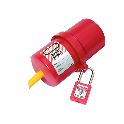 MasterLock 488 3" x 6" Rotating Large Electrical Plug Lockout