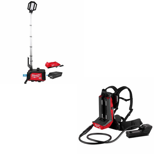 Milwaukee MXF040-1XC Tower Light Kit W/ FREE MXF010-0 Battery Extension