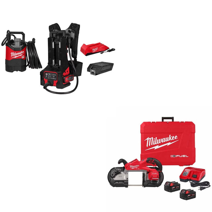 Milwaukee MXF211-1XC Submersible Pump Kit W/ FREE 2929-22 Band Saw Kit