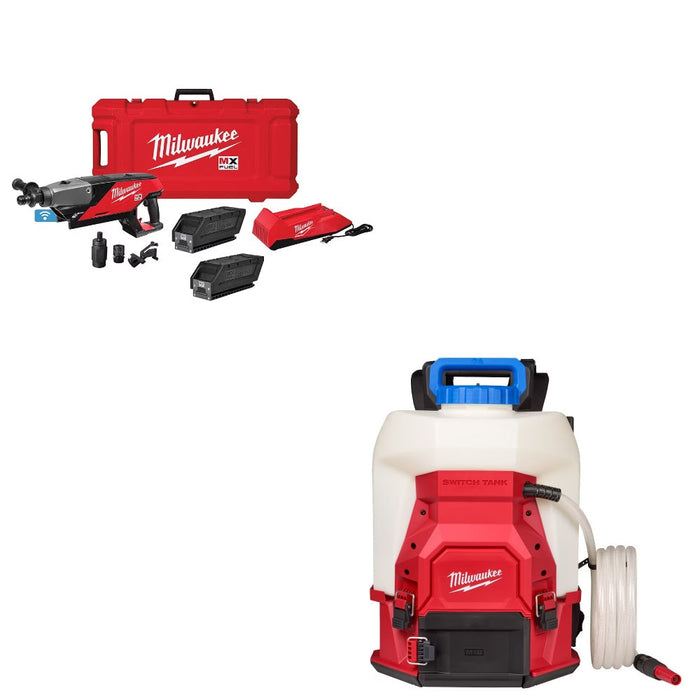 Milwaukee MXF301 Handheld Core Drill Kit W/ FREE 3019-21WS Water Supply