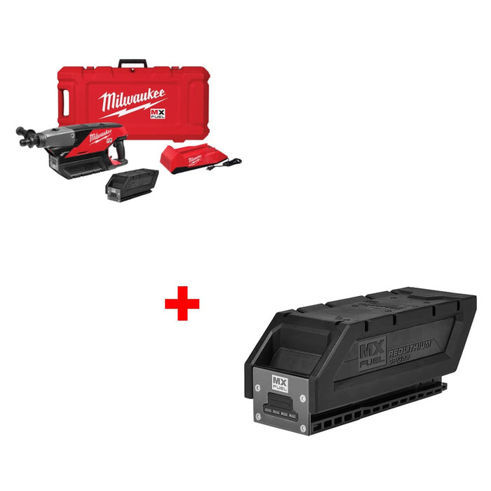 Milwaukee MXF301-2CP MX FUEL Core Drill Kit w/ MXFCP203 CP203 Battery Pack