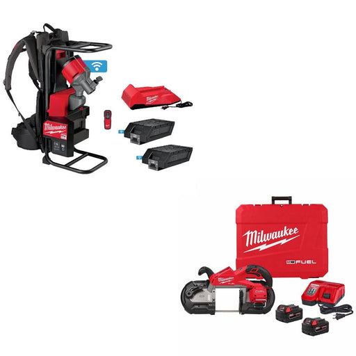 Milwaukee MXF371-2XC Concrete Vibrator Kit W/ FREE 2929-22 Band Saw Kit