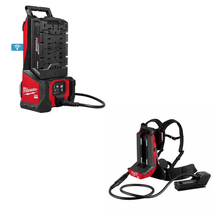 Milwaukee MXF372-2XC Concrete Vibrator Kit W/ FREE MXF010-0 Battery Ext