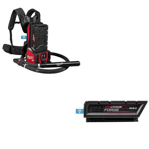 Milwaukee MXF372 Backpack Concrete Vibrator Kit W/ FREE MXFXC608 Battery