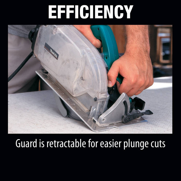 Makita 5057KB 7-1/4" Circular Saw, 13 AMP, dust collector, for Fiber-Cement - 12