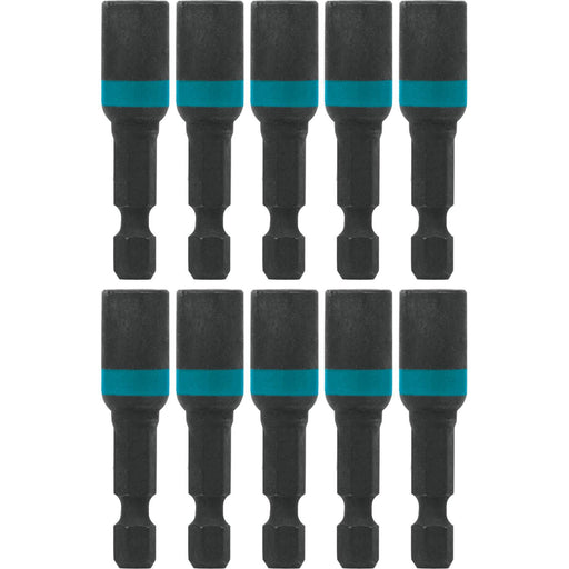 Makita A-97106 ImpactX  1/4" x 1-3/4" Magnetic Nut Driver, 10/pk, Bulk