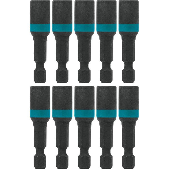 Makita A-97106 ImpactX  1/4" x 1-3/4" Magnetic Nut Driver, 10/pk, Bulk