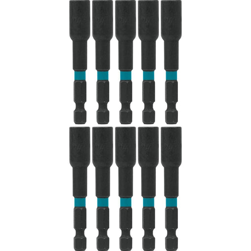 Makita A-97128 ImpactX  1/4" x 2-9/16" Magnetic Nut Driver, 10/pk, Bulk